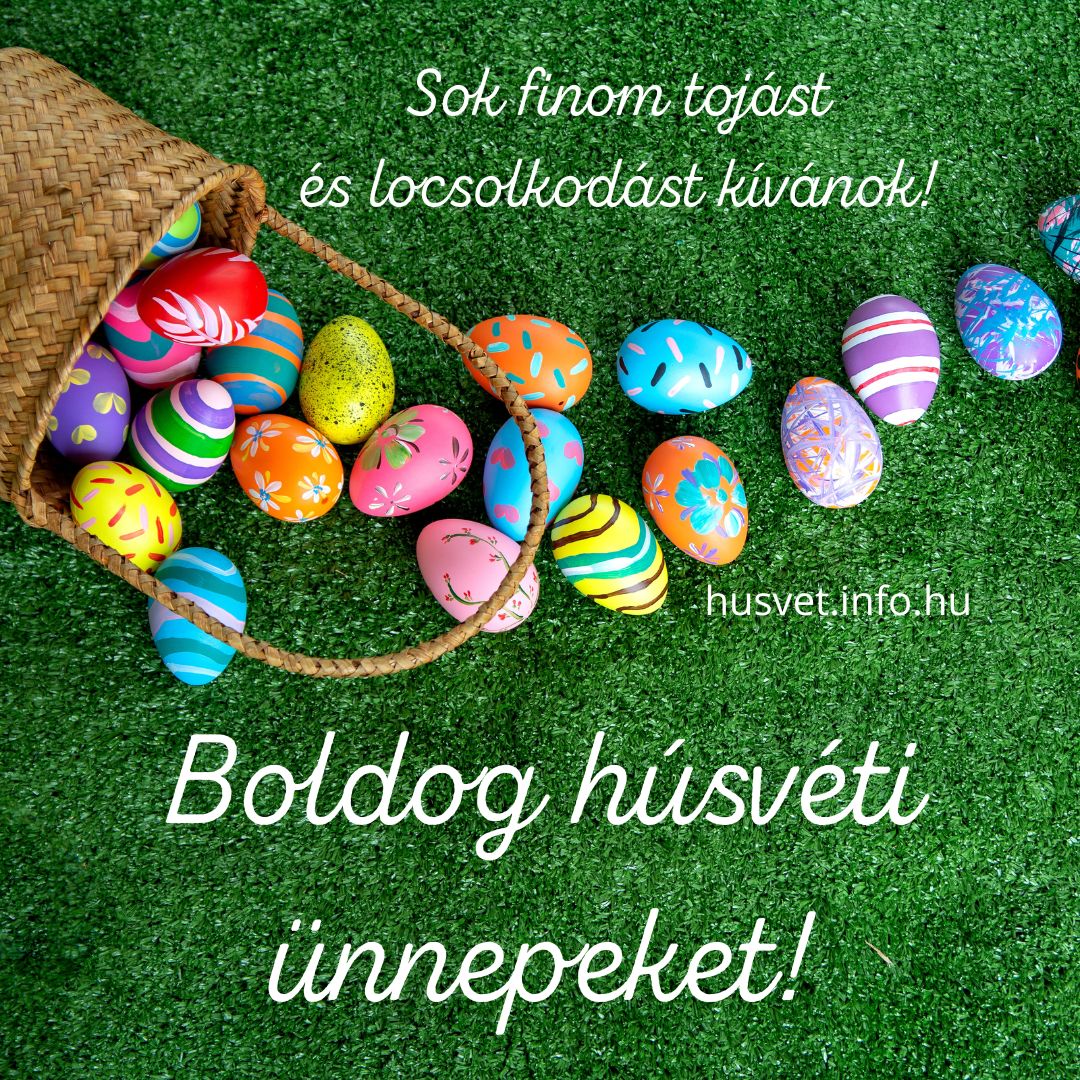 boldog húsvéti ünnepeket húsvéti tojások