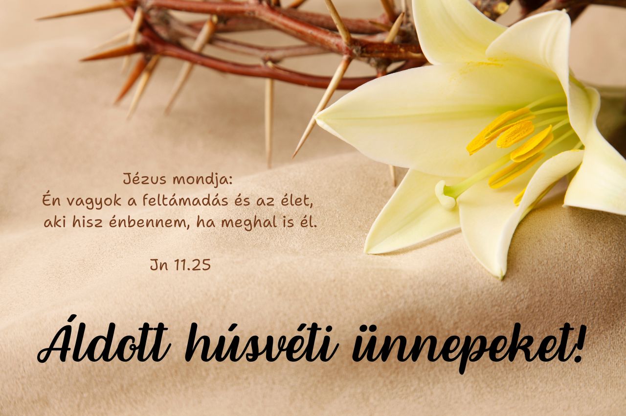 egyházi húsvéti képeslap biblia idézettel